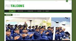 Desktop Screenshot of paffalcons.com